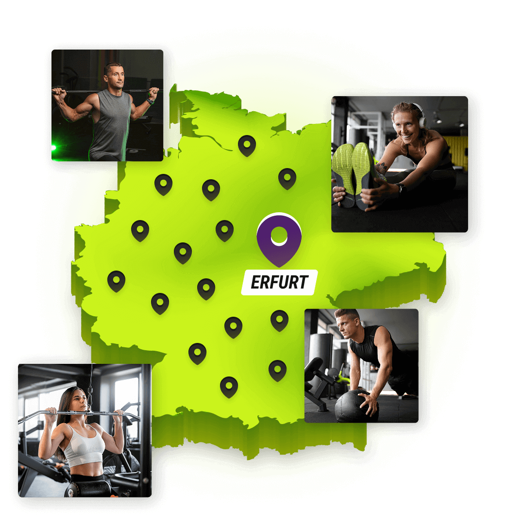 EASYFITNESS Erfurt Deutschlandkarte